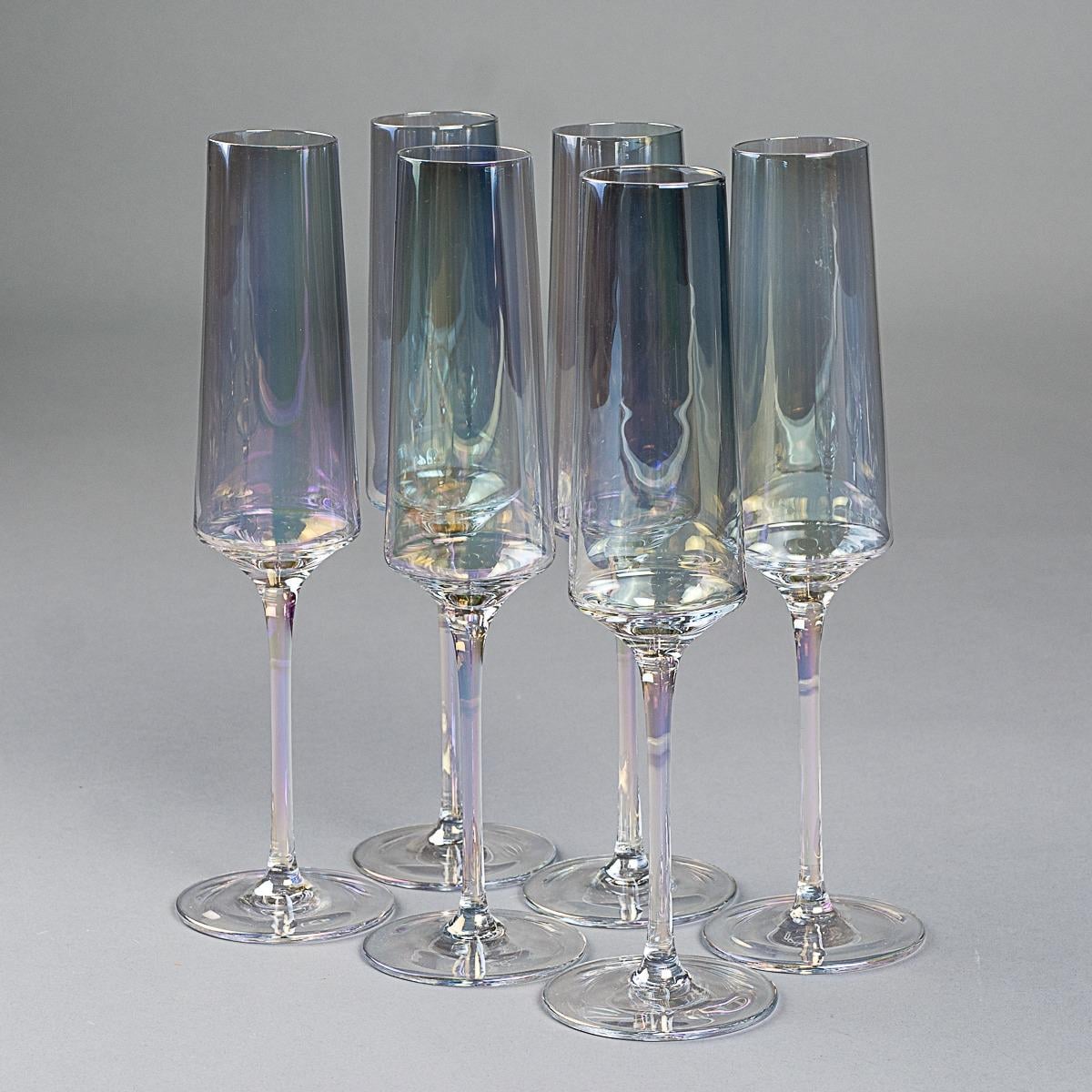 Набор бокалов стеклянных для шампанского Жемчужина 200 мл (8507-015)