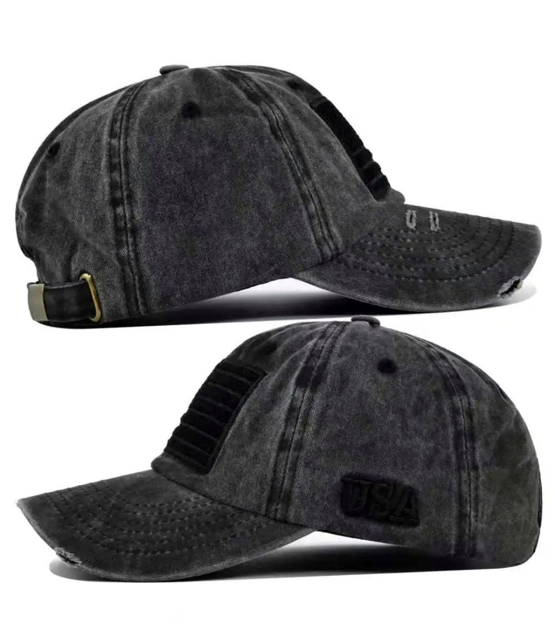 Кепка прапор Wuke America США з вигнутим козирком унісекс one size Чорний - фото 2