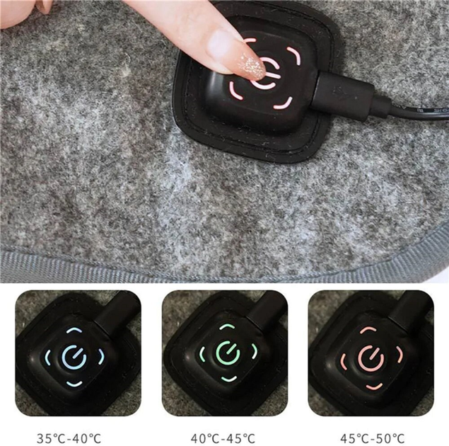 Электропростынь от USB на 3 режима односпальная 80х160 см (29511149) - фото 5