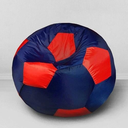 Кресло-мешок Мяч Оксфорд Темно-синий с красным (26956744)