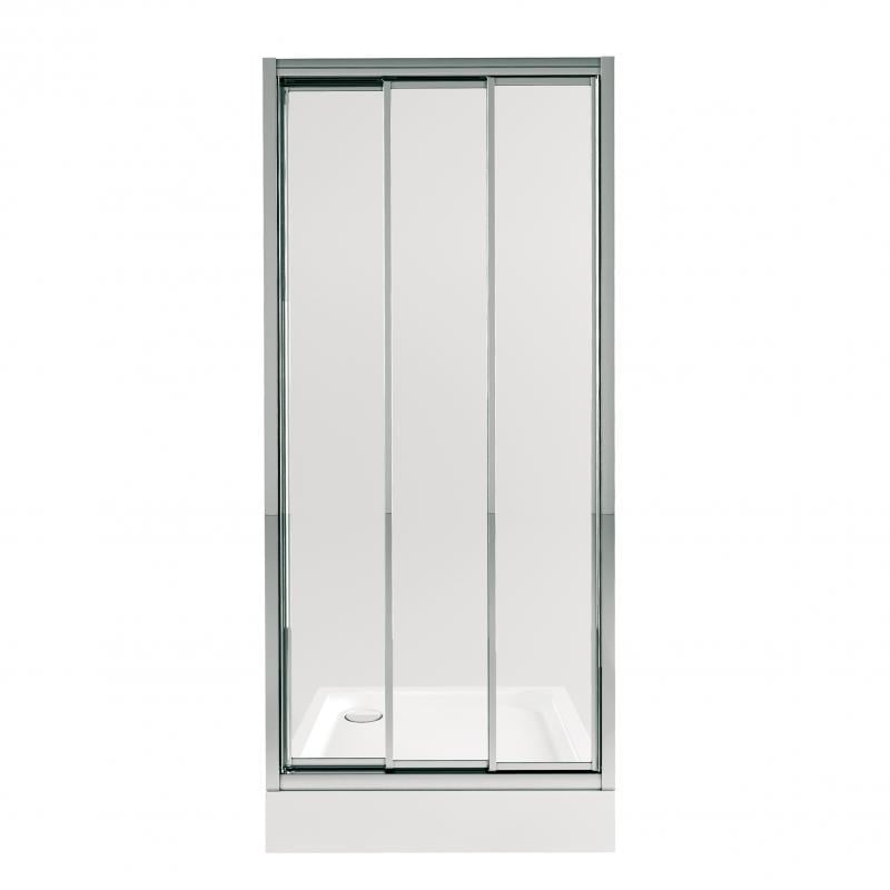 Набор Qtap дверь в нишу Uniford CRM208.C4 с поддоном Unisquare 308815 (362455)