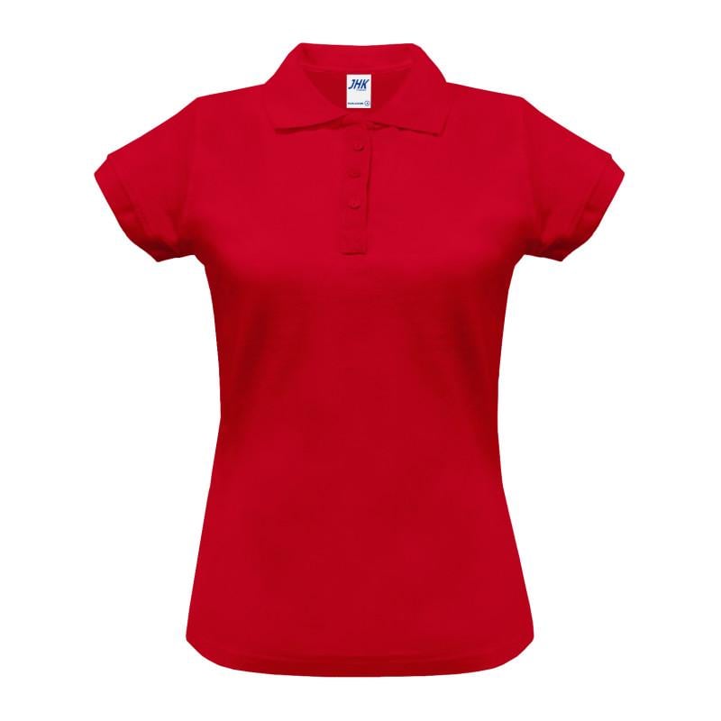 Поло JHK POLO WORKER LADY L Красный (RD)