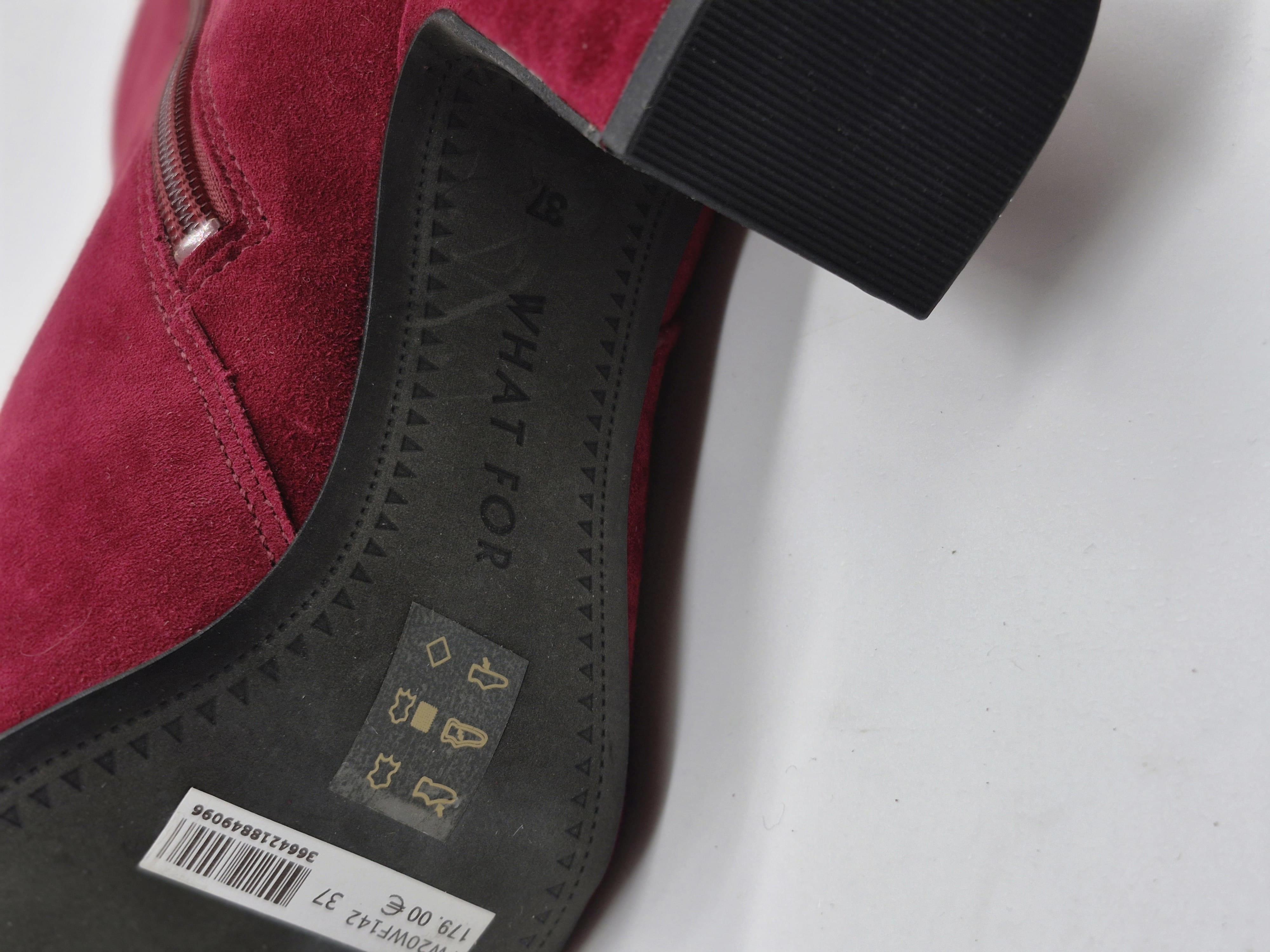 Черевики жіночі What For MIALA р. 37 Wine - фото 5 Черевики жіночі What For MIALA р. 37 Wine - фото 5