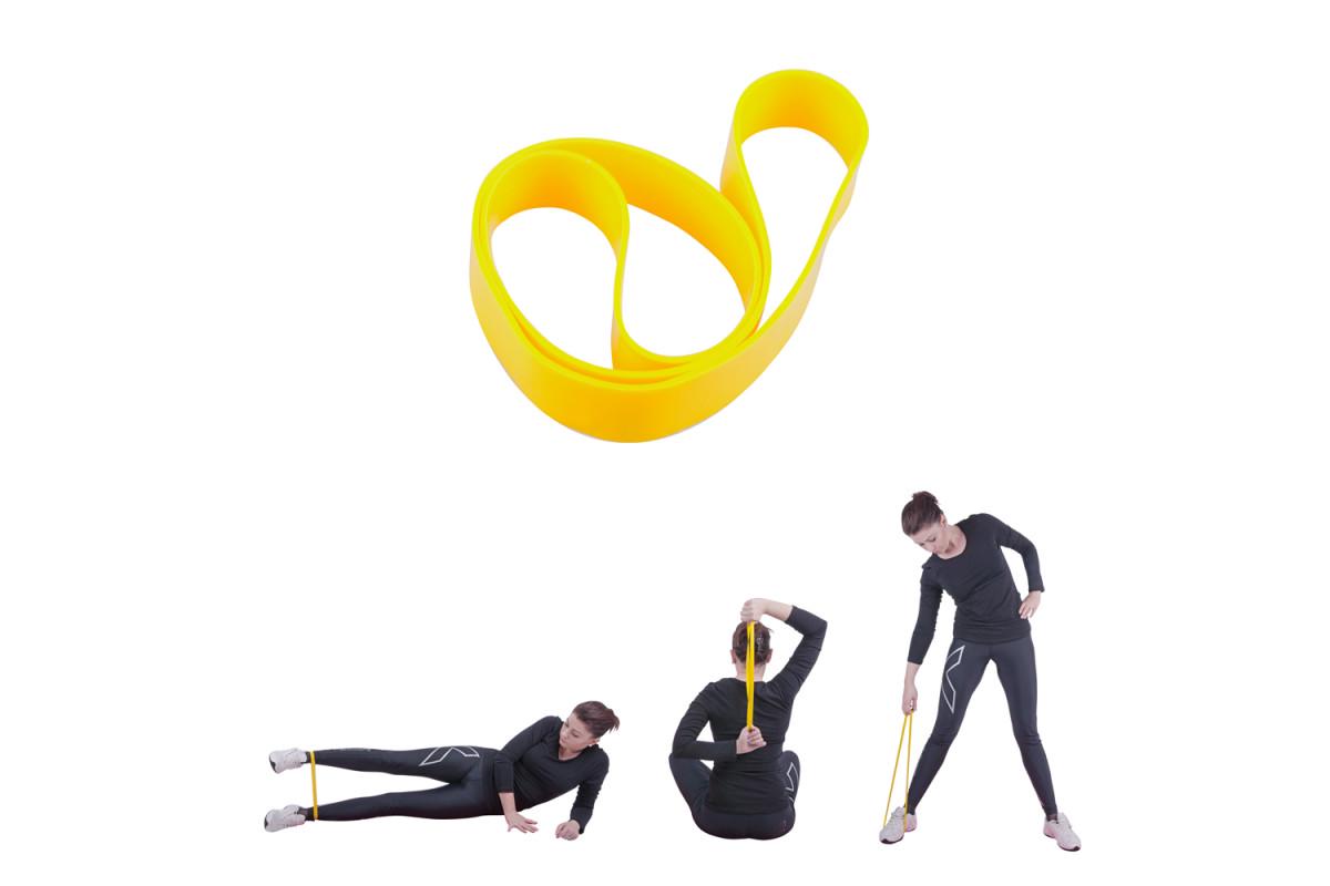 Лента-эспандер для упражнений inSPORTline Hangy Light 27,5 см Желтый (278165) - фото 2 Лента-эспандер для упражнений inSPORTline Hangy Light 27,5 см Желтый (278165) - фото 2