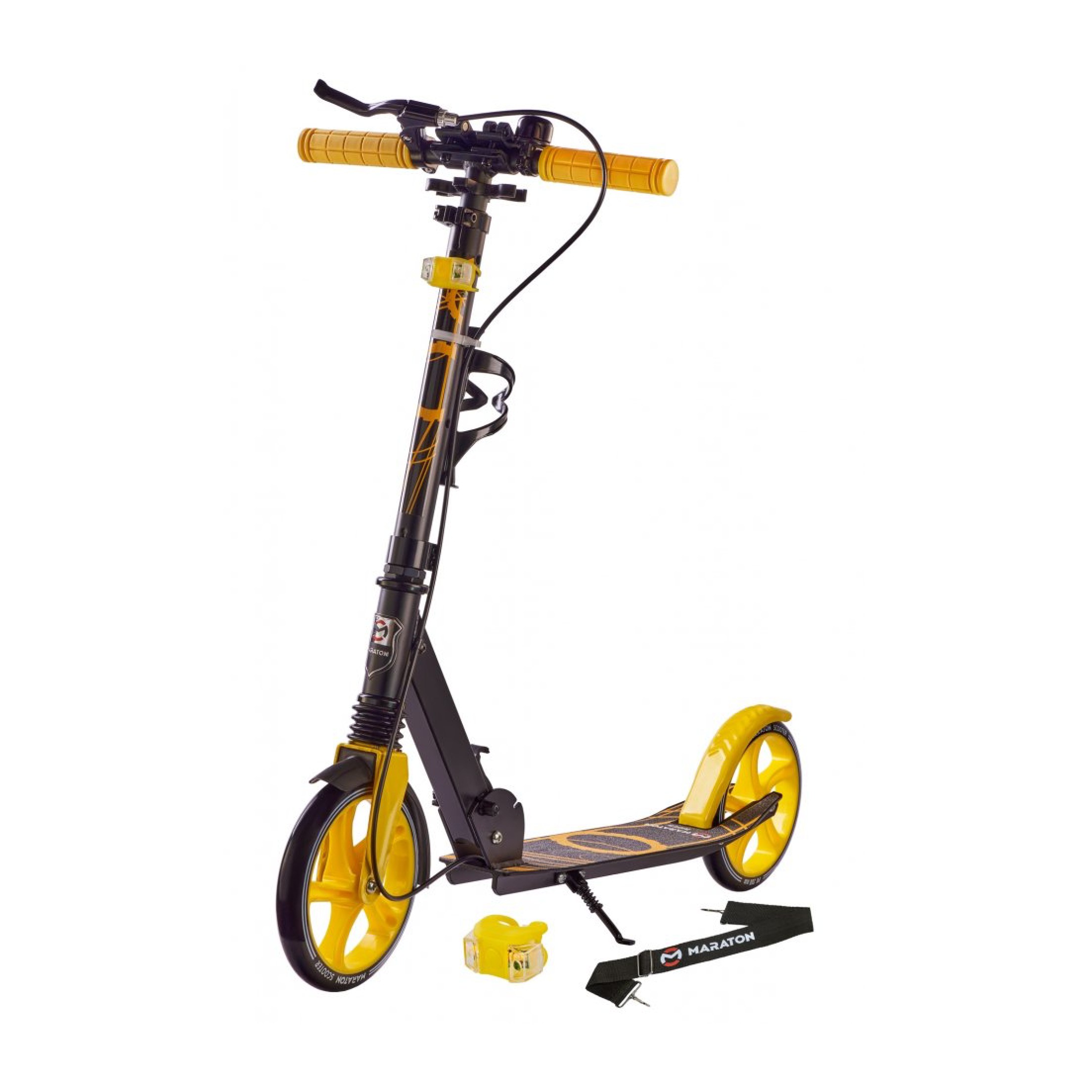 Самокат городской Maraton RIDER Желтый