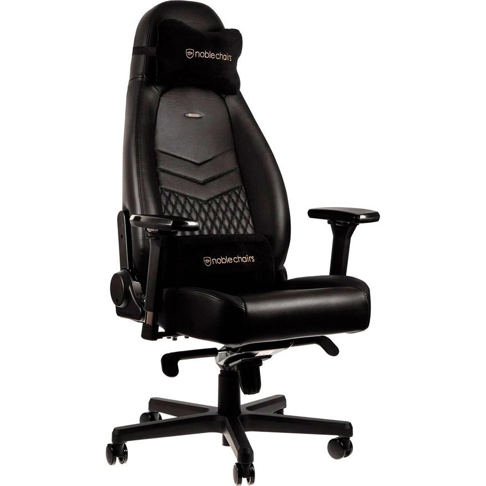 Крісло для геймерів Noblechairs Icon Real Leather Black (10441065)