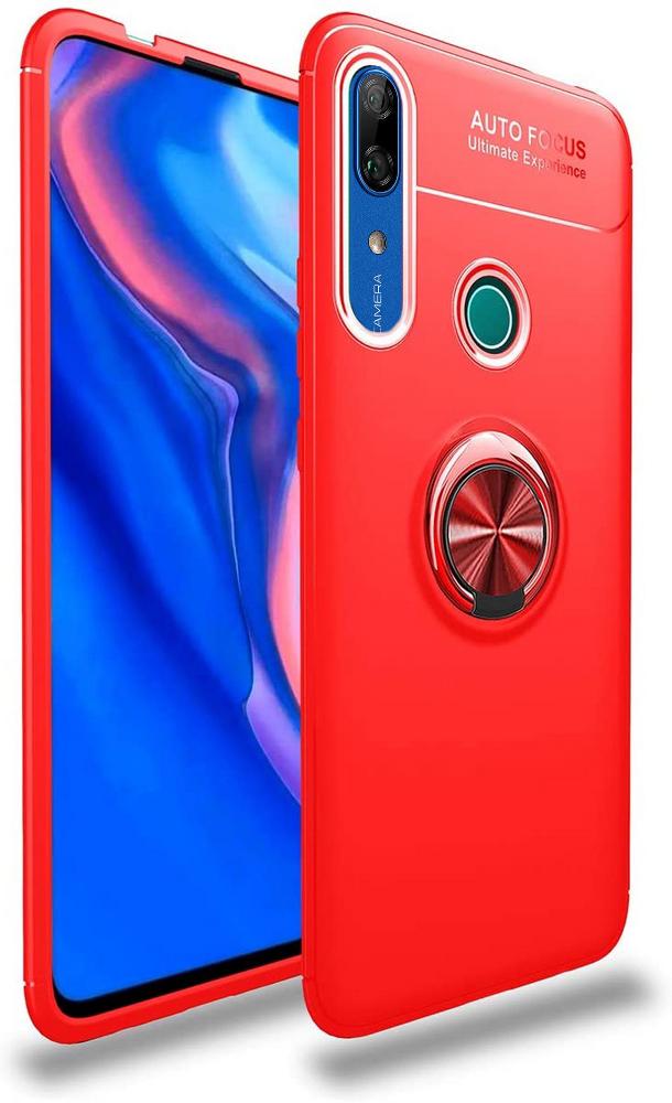 Чехол с кольцом Auto Focus для Huawei P Smart Z Red (13822-2D) Чехол с кольцом Auto Focus для Huawei P Smart Z Red (13822-2D)