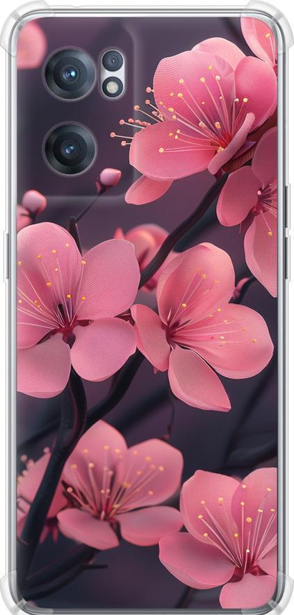 Чехол на OnePlus Nord CE 2 Пурпурная сакура (6075sp-2589-42517) Чехол на OnePlus Nord CE 2 Пурпурная сакура (6075sp-2589-42517)