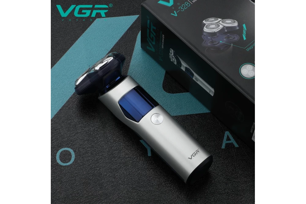 Электробритва VGR V-328 водонепроницаемая (373882) - фото 5