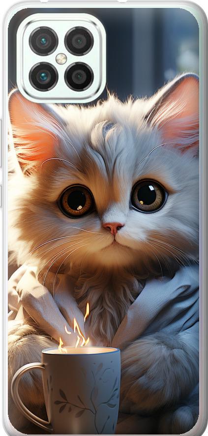 Чехол на Huawei Nova 8 SE White cat (5646u-2126-42517)