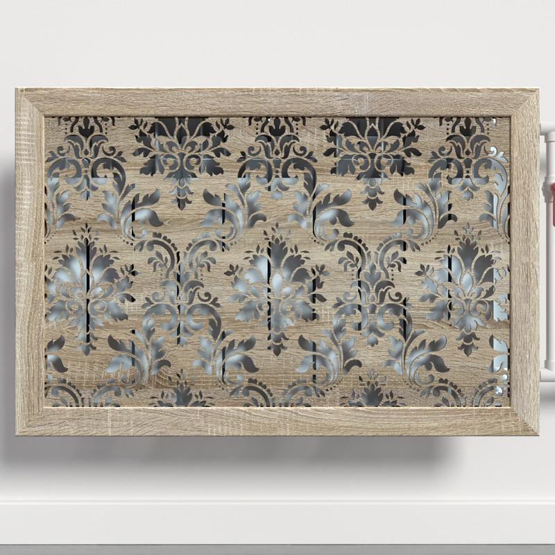 Решетка-экран на батарею SMARTWOOD 300 мм Дуб Сонома (R20441111)