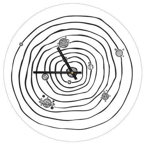 Часы настенные круглые Presentville Планеты 36 см (CHR P 17S004)