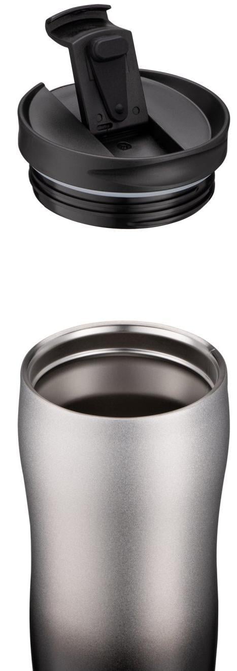 Термочашка Ardesto Metallic 450 мл Black (AR2645BM) - фото 3 Термочашка Ardesto Metallic 450 мл Black (AR2645BM) - фото 3