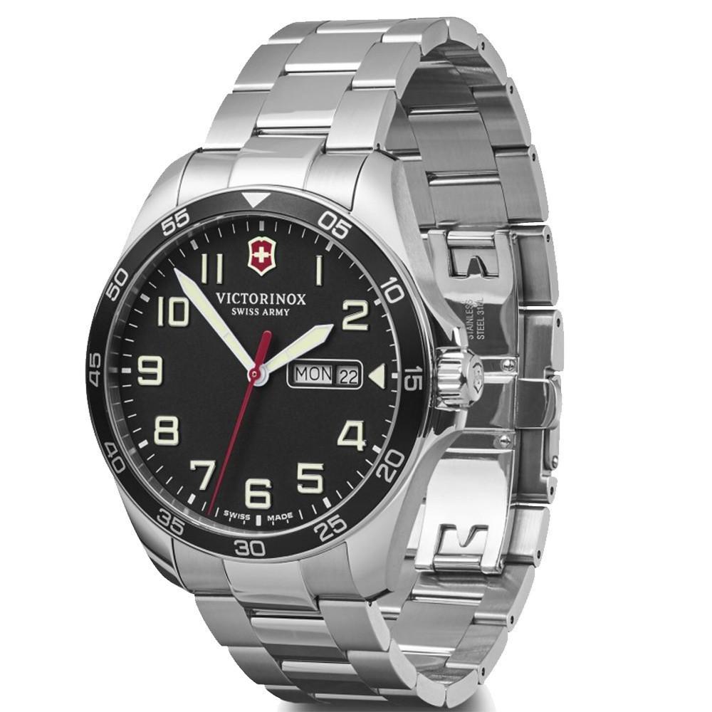Наручний годинник чоловічий Victorinox Swiss Army Fieldforce кварцевий Silver (V241849) - фото 2 Наручний годинник чоловічий Victorinox Swiss Army Fieldforce кварцевий Silver (V241849) - фото 2