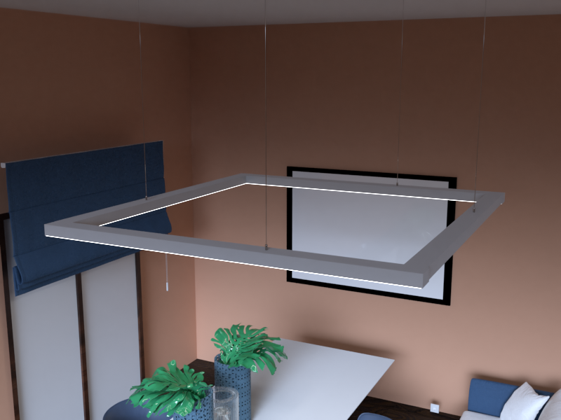 Подвесной светильник светодиодный LEDUA Квадра квадратный/драйвер снаружи 110-240V 136W 17300 Lm 4500К 1000х1000 мм (25344262) - фото 3 Подвесной светильник светодиодный LEDUA Квадра квадратный/драйвер снаружи 110-240V 136W 17300 Lm 4500К 1000х1000 мм (25344262) - фото 3