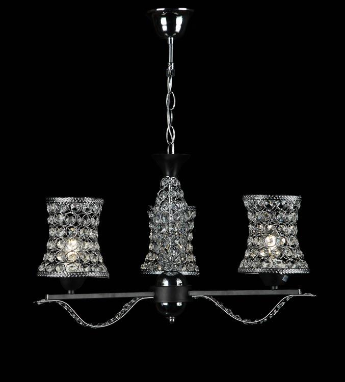 Люстра с плафонами Ray LYX6825/3 CR/BK (IR006352)