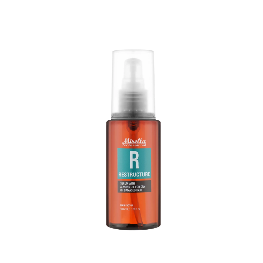 Сироватка з мигдальною олією для сухого або пошкодженого волосся Mirella Professional R Restructure Serum With Almond Oil 100 мл Сироватка з мигдальною олією для сухого або пошкодженого волосся Mirella Professional R Restructure Serum With Almond Oil 100 мл