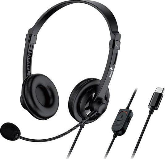 Навушники з мікрофоном Genius HS-230U Black (31710021400) Навушники з мікрофоном Genius HS-230U Black (31710021400)