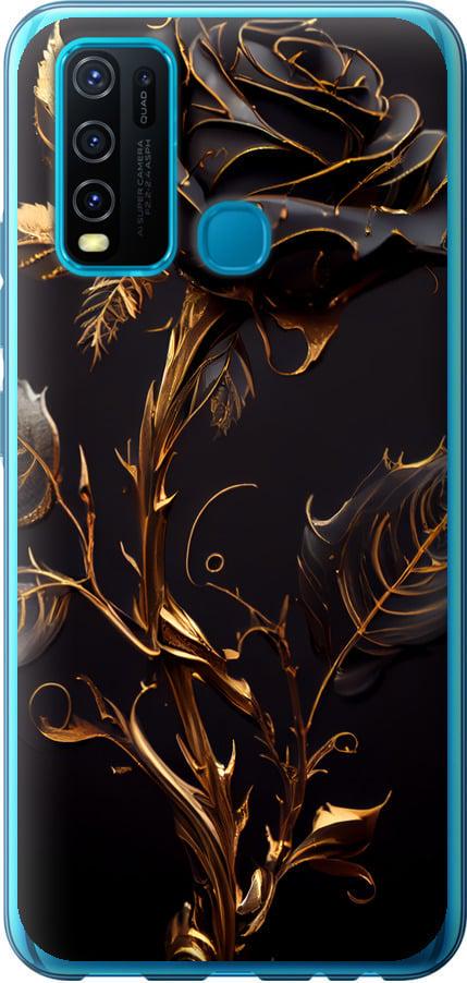 Чехол на Vivo Y30 Роза 3 (5552u-2154-42517)