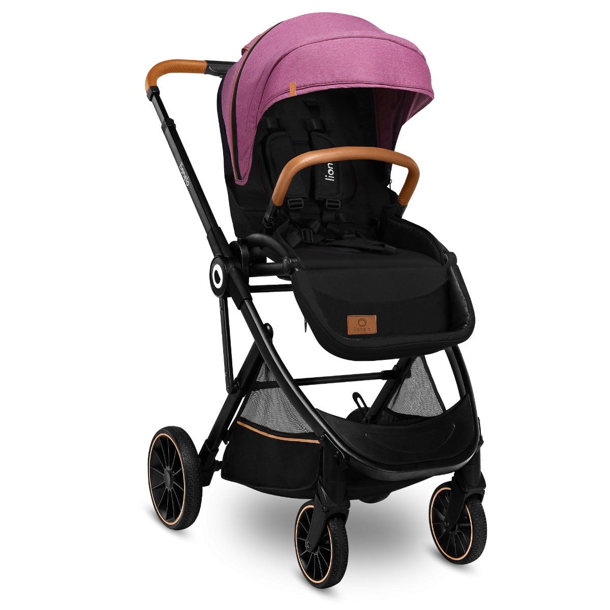 Универсальная коляска 2 в 1 Lionelo Riya Pink Violet
