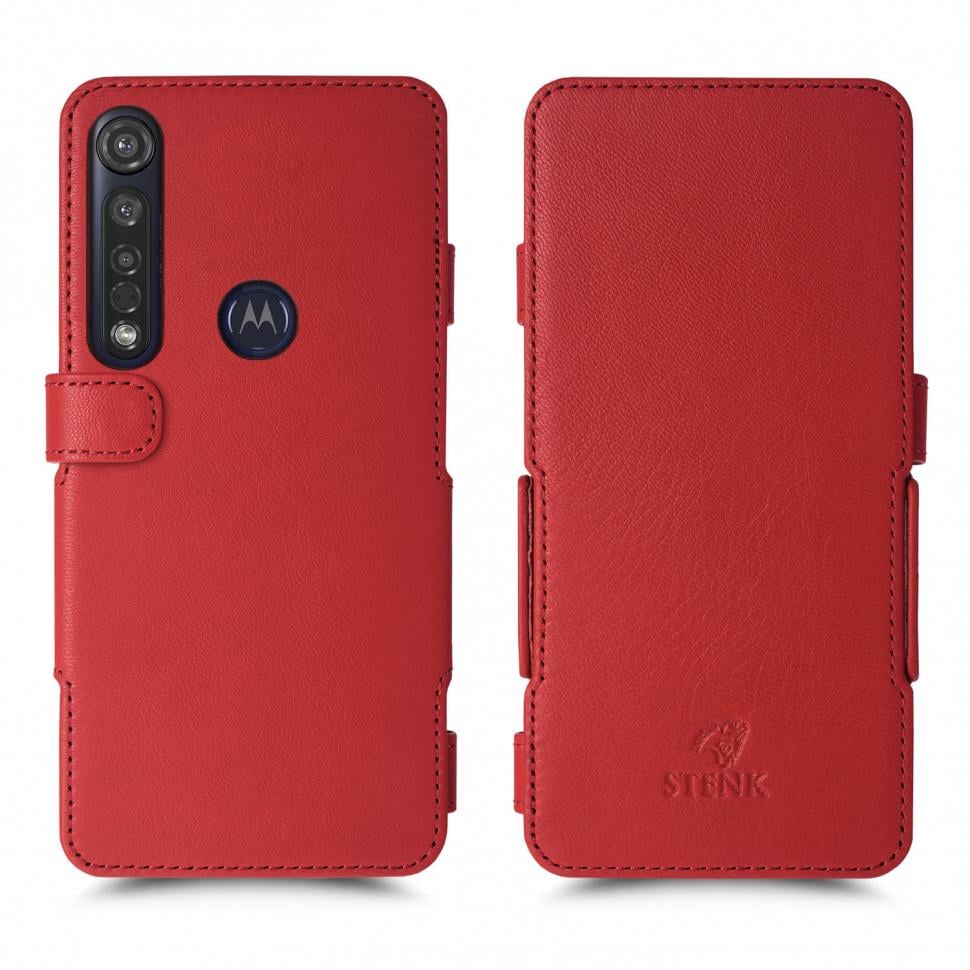 Чохол книжка Stenk Prime для Motorola Moto G8 Plus Червоний (66593)