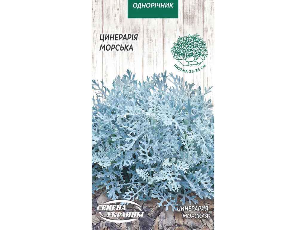 Семена Цинерария Насіння України Морская ОД 0,1 г 10 пачек (992094)