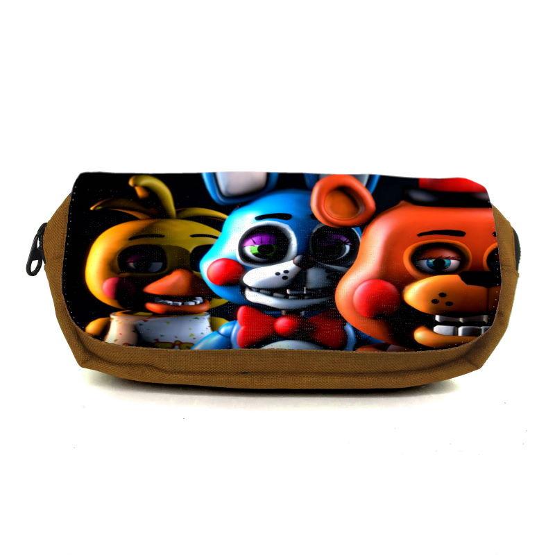 Пенал школьный Аниматроники Пять ночей Фредди FNAF-0001 Оранжевый (1478385323)