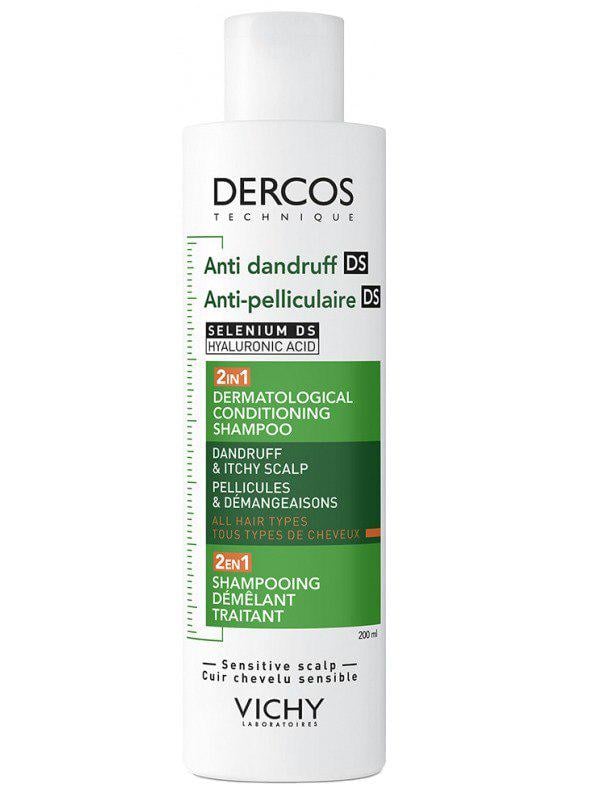 Шампунь против перхоти Vichy Dercos Shampoing Démêlant Traitant Anti-Pelliculaire DS 2в1 для распутывания волос 200 мл (32410522) Шампунь против перхоти Vichy Dercos Shampoing Démêlant Traitant Anti-Pelliculaire DS 2в1 для распутывания волос 200 мл (32410522)