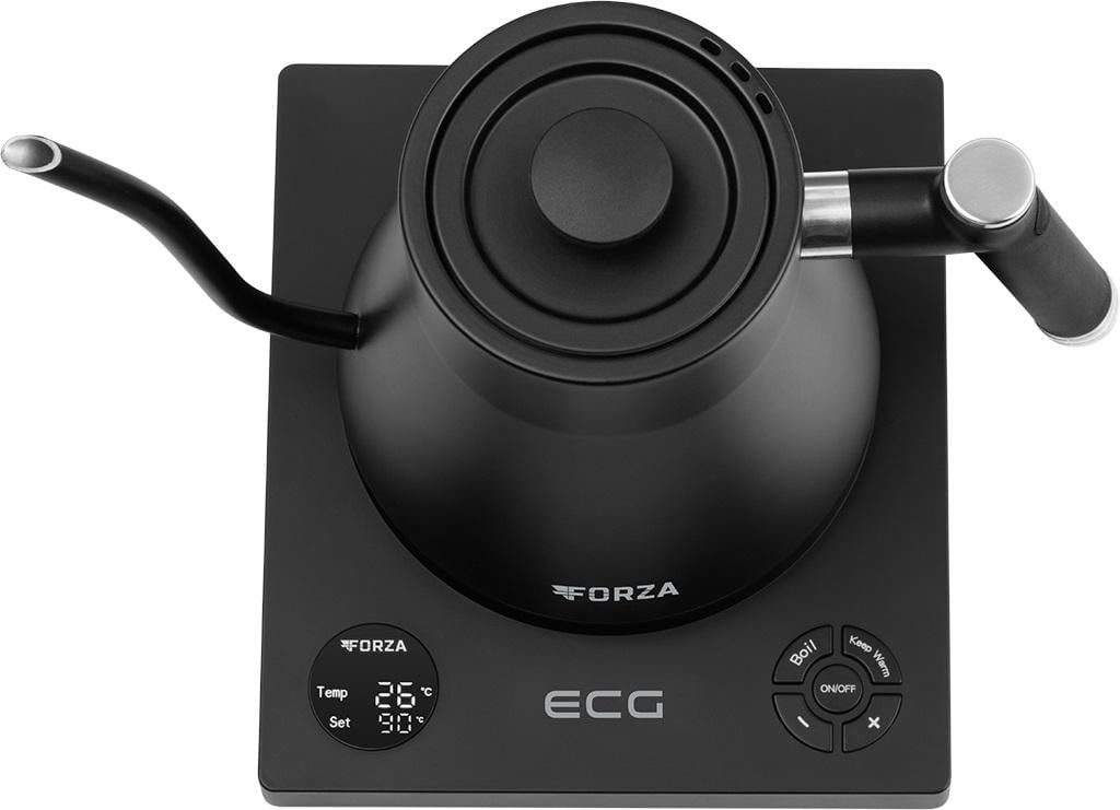 Чайник электрический ECG Forza 8000 Pour over 1 л 1200 Вт Nero (12312231) - фото 6