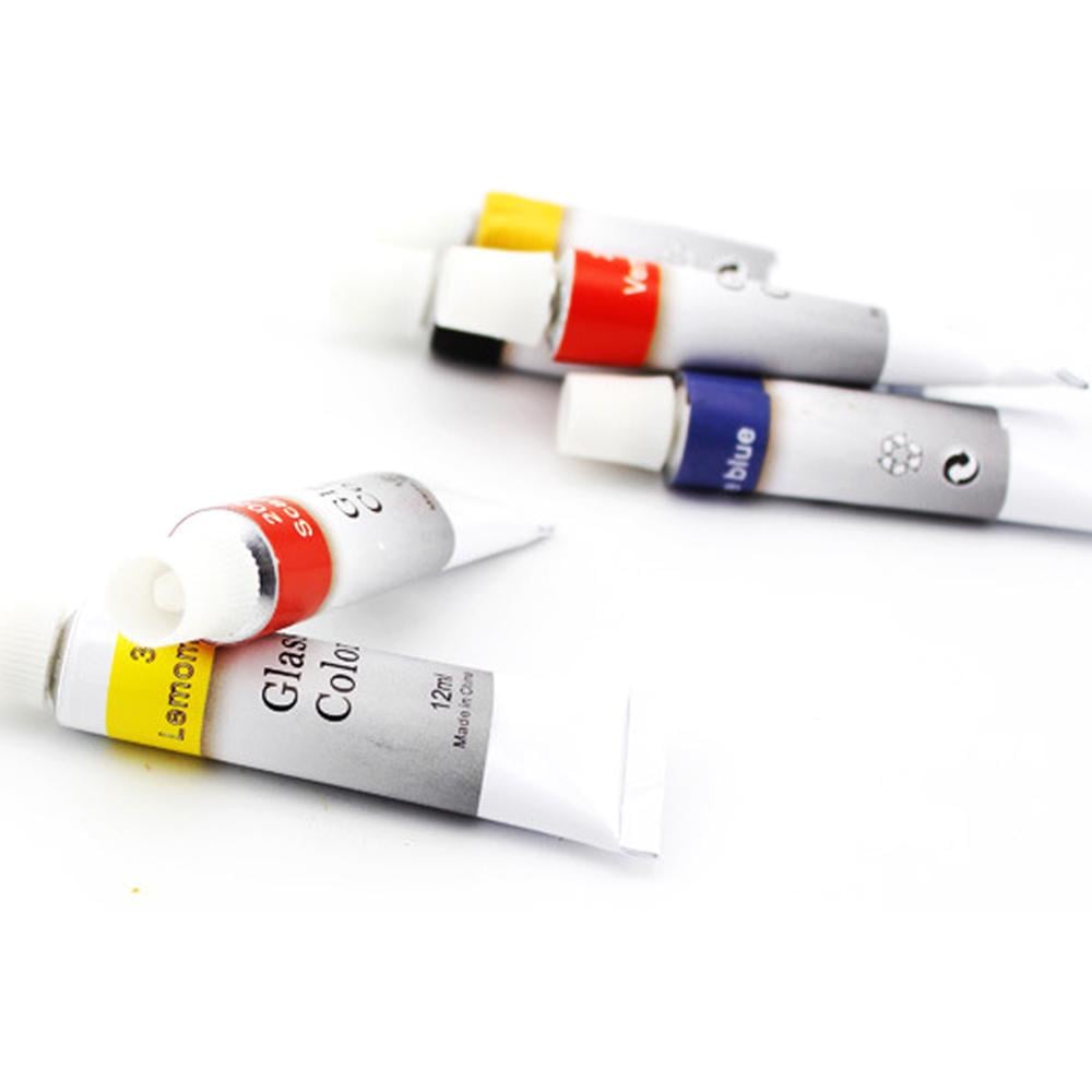 Набір акрилових фарб Worison для розпису скла 12 кольорів (GP-12) - фото 10 Набір акрилових фарб Worison для розпису скла 12 кольорів (GP-12) - фото 10