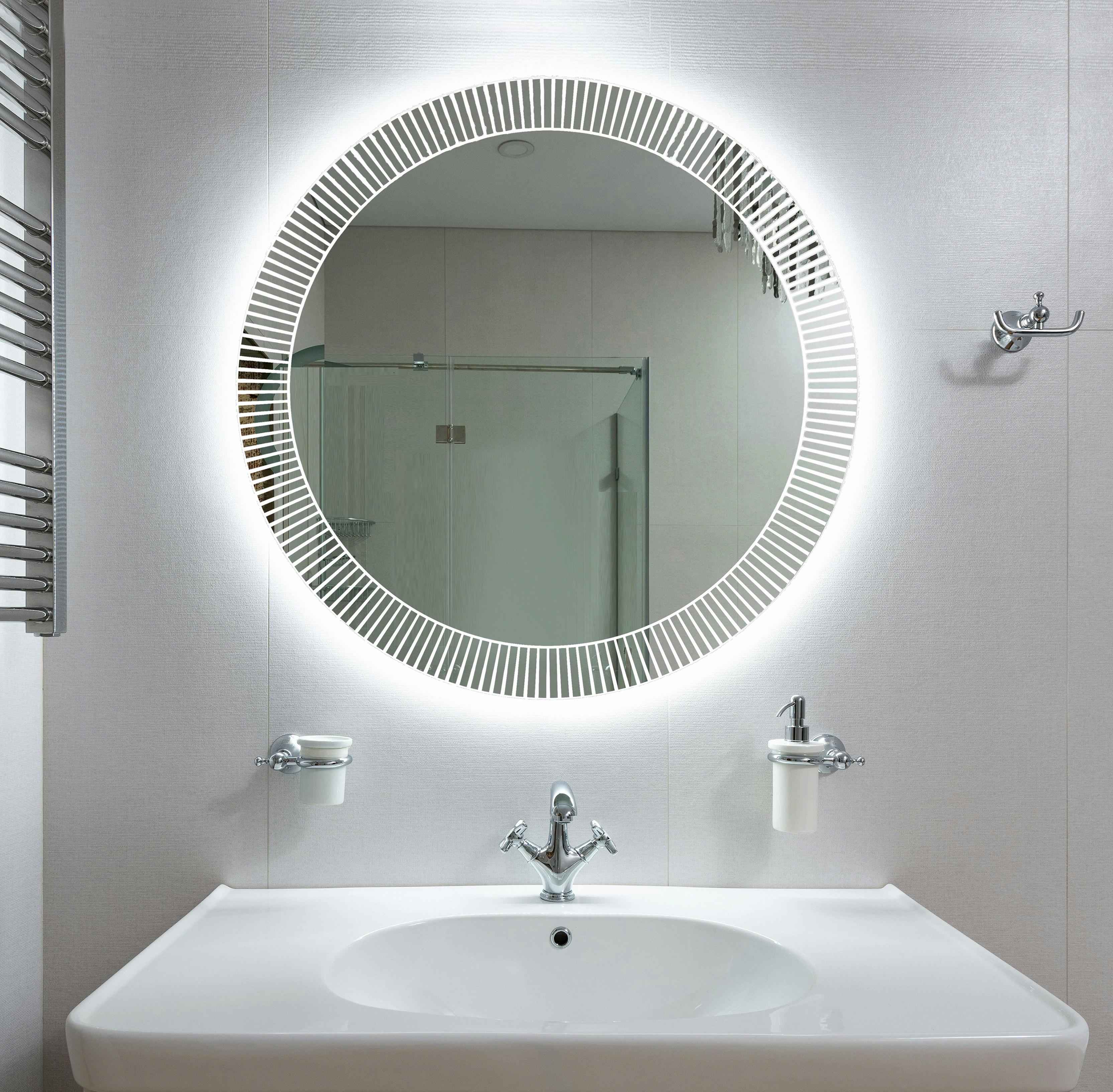 Дзеркало настінне Art-com з LED підсвічуванням 550 мм (БРЛ 17 550)