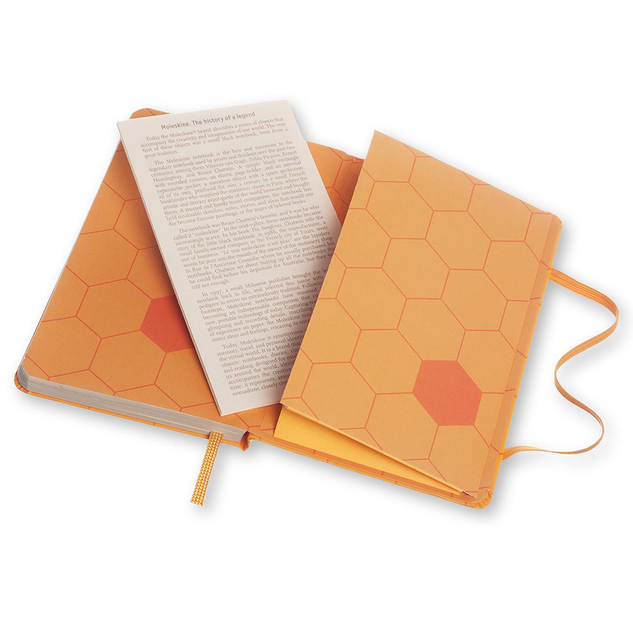 Блокнот Moleskine Limited Honey карманный 192 страницы в линейку желтый 9х14 см (9788867324231) - фото 4