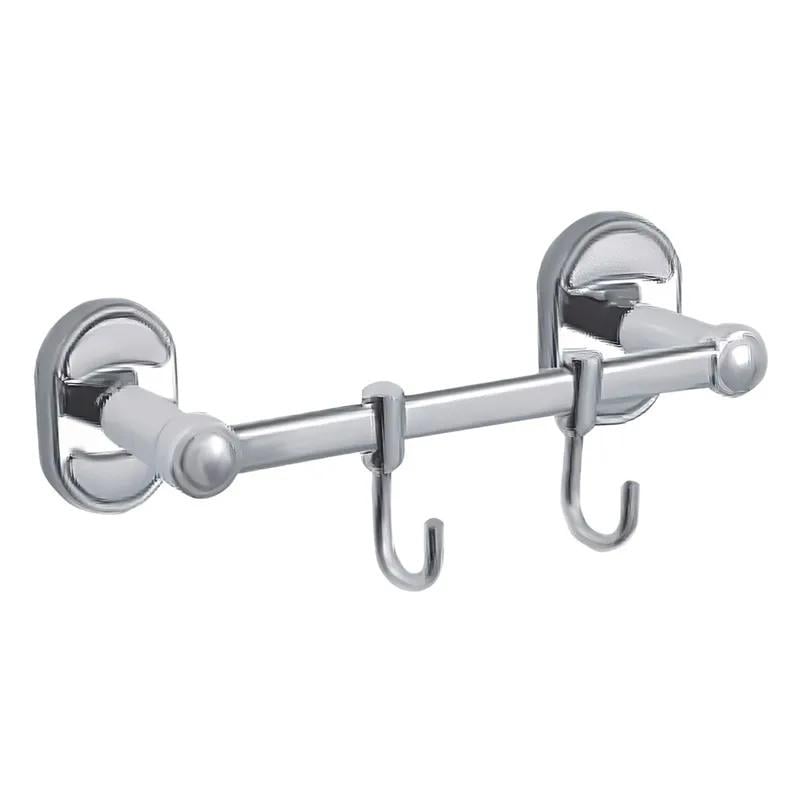 Планка с крючками Haiba HB1915-2 нержавеющая сталь 2 шт. Хром (HB0724)
