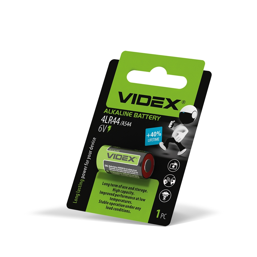 Батарейка Videx 4LR44/A544 6 V