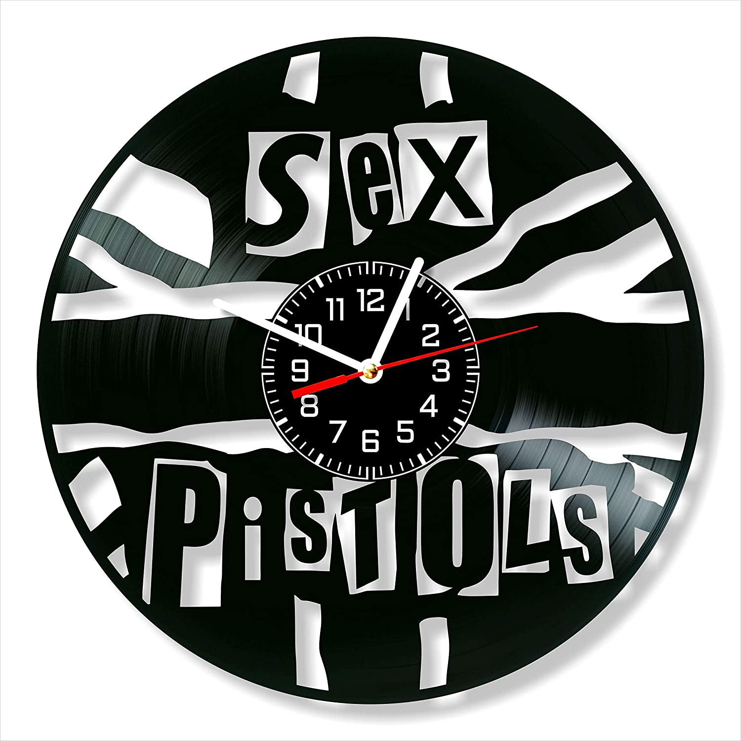 Часы настенные Sex Pistols 2115 из виниловой пластинки
