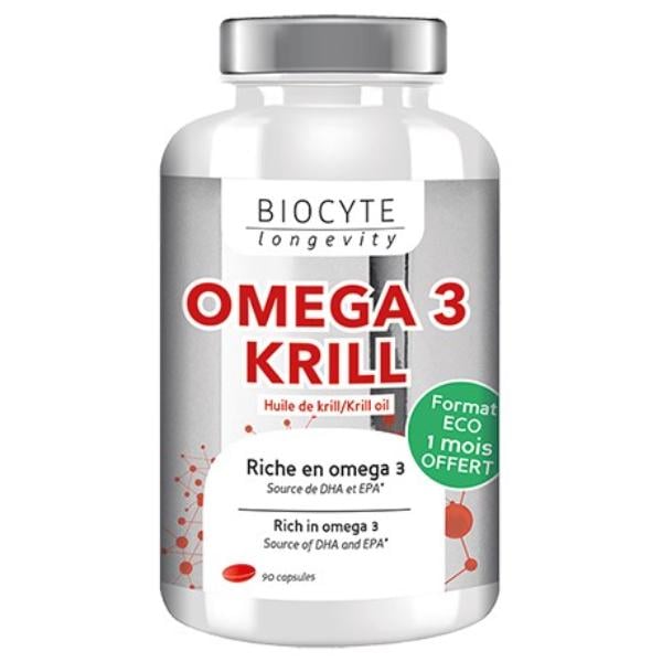 Масло криля Biocyte Omega 3 Krill 500 мг 90 капс. (22585960)