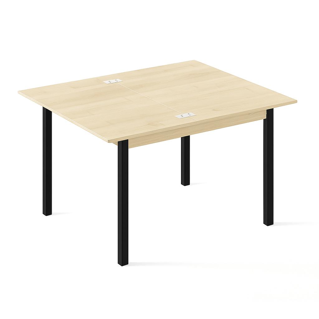 Обеденный стол-трансформер Lunch 900x765x600 мм Береза полярная/Черные ножки (GATB19210000030) - фото 2 Обеденный стол-трансформер Lunch 900x765x600 мм Береза полярная/Черные ножки (GATB19210000030) - фото 2
