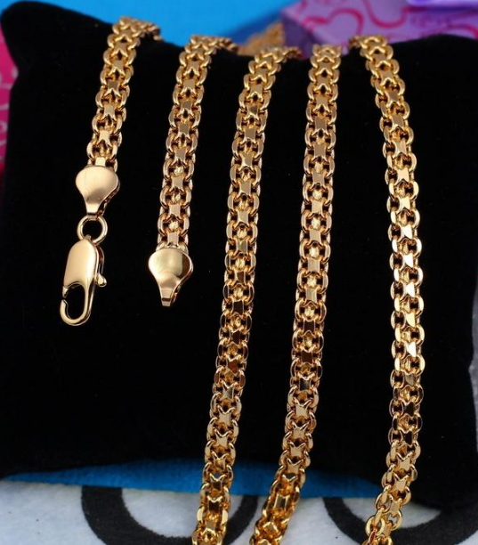 Цепь Xuping Jewelry Бисмарк 60 см 3 мм Золотистый (953276429) (27797177)
