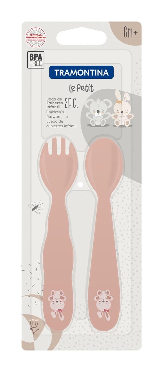 Детский набор столовых приборов Tramontina Baby Le Petit orange 2 предмета 6710909 (7891112299511)