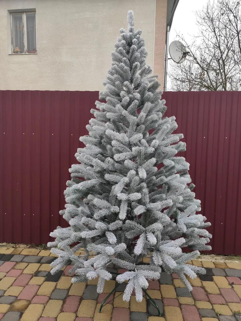 Искусственная елка литая Буковельская заснеженная 2,5 м (9066011)