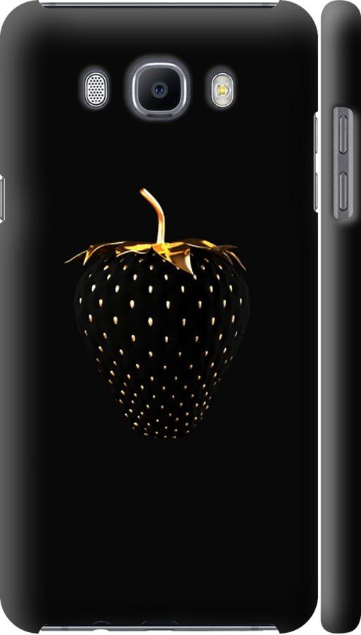 Чехол на Samsung Galaxy J7 (2016) J710F Черная клубника (3585m-263-42517)