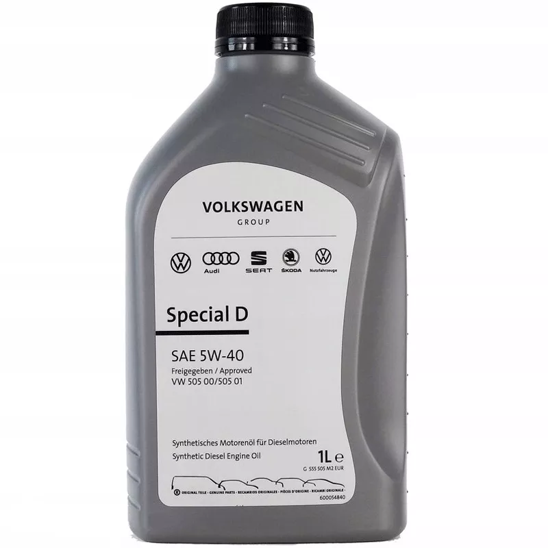 Моторное масло VAG Special D 5W40 1 л (G S55505M2EUR)