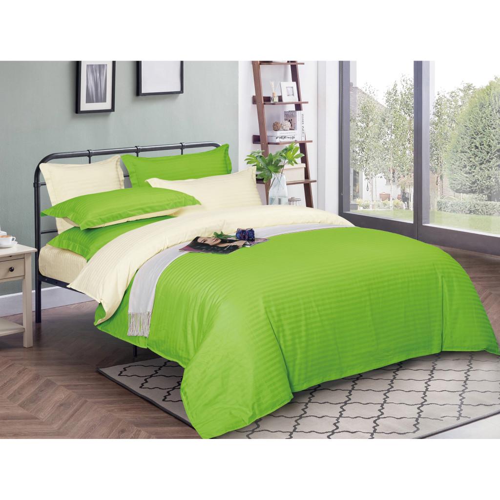 Комплект постельного белья MirSon 30-0016+30-0002 Elaija satin-stripe 160х220 см (215771)