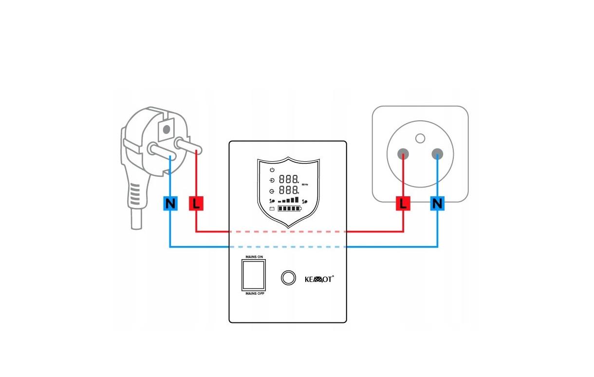 Источник бесперебойного питания Kemot 1000VA 12V (URZ3406) - фото 3 Источник бесперебойного питания Kemot 1000VA 12V (URZ3406) - фото 3