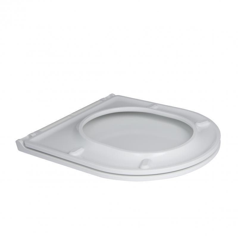 Унітаз підвісний Qtap Robin New безободковий з сидінням Soft-close QT1333046EUQW (45876) - фото 7