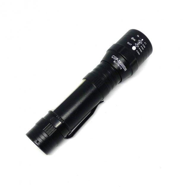 Ручний ліхтарик COP BL-T6-19 USB Black (3_03145) - фото 4