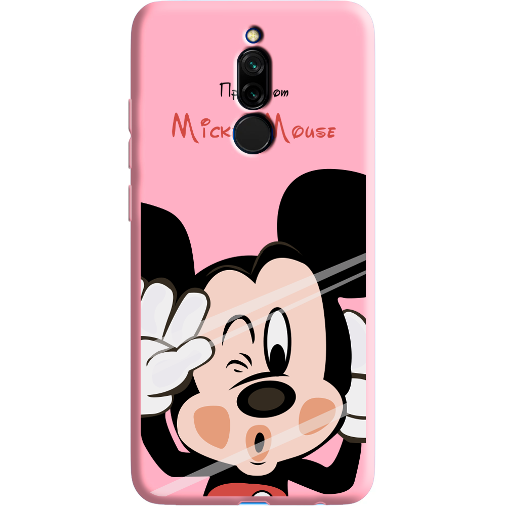 Чехол Boxface Xiaomi Redmi 8 Mister M Розовый силикон (38411-cc58-38676)