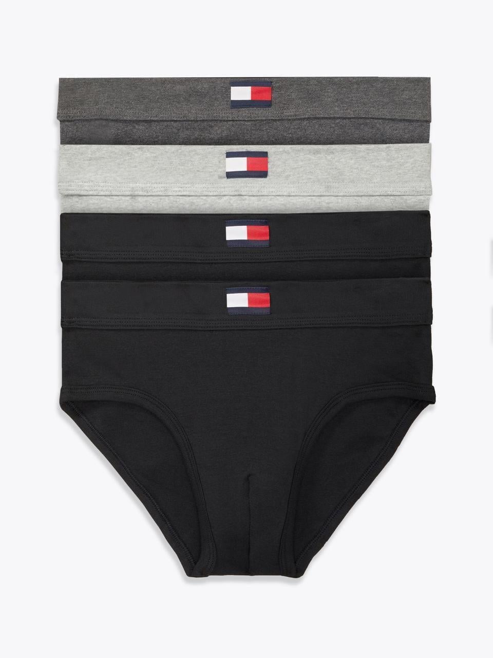 Набор трусов мужских-брифов Tommy Hilfiger Cotton Classics Hip Brief 4 шт. S Разноцветный (2713296321)
