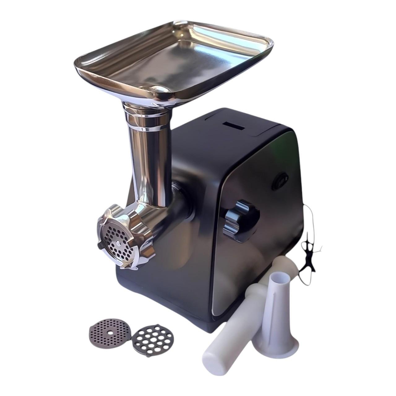 М'ясорубка електрична Domotec MS-2027 соковитискач з функцією реверс та 3 гратами для фаршу 4500 Вт (є293) - фото 2 М'ясорубка електрична Domotec MS-2027 соковитискач з функцією реверс та 3 гратами для фаршу 4500 Вт (є293) - фото 2