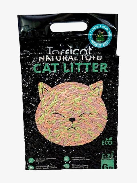 Наповнювач тофу для котячого туалету Tofficat гранульований Гармонія природи 7,8 кг/18 л(0066) - фото 2 Наповнювач тофу для котячого туалету Tofficat гранульований Гармонія природи 7,8 кг/18 л(0066) - фото 2